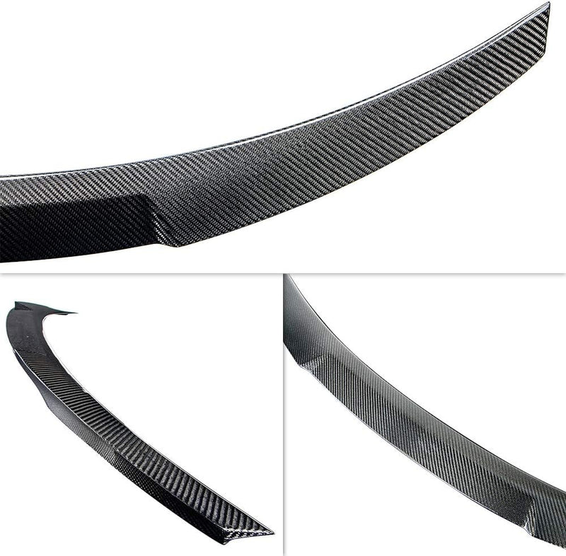 AeroBon Real Carbon Fiber Trunk Spoiler Compatible with 2017-2023 BMW 5 Series G30 Sedan F90 M5 Spoiler (MV Style)