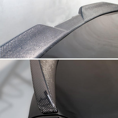AeroBon Real Carbon Fiber Trunk Spoiler Compatible with 2014-2024 Infiniti Q50 Q50S Rear Spoiler (MP Style) Motorsport Performance