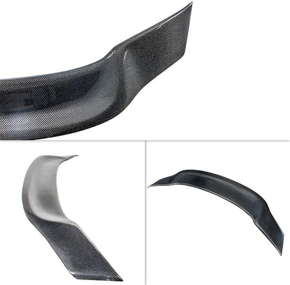 AeroBon Real Carbon Fiber Trunk Spoiler Compatible with 2010-2016 Mercedes E Class W212 Sedan Spoiler (R Style)