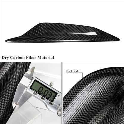 AeroBon Dry Carbon Fiber Antenna Cover Compatible with BMW 2022-2024 4 Series G26 and i4, 2024-2025 5 Series G60 and i5 Shark Fin Antenna Cover Cap