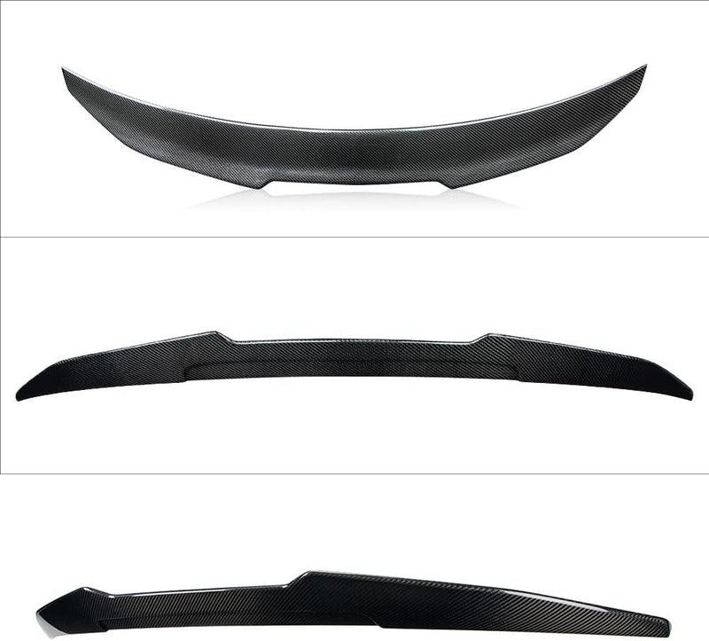 AeroBon Real Carbon Fiber Trunk Spoiler Compatible with 2014-2020 BMW 4-Series F36 Spoiler Gran Coupe 4-Door (H Style)