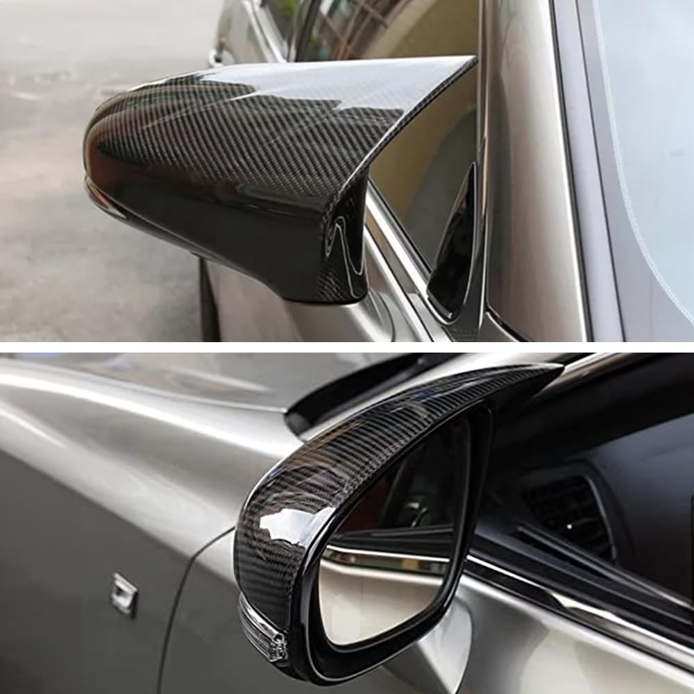 AeroBon CF Mirror Cap Overlays Lexus IS XE30 (2014-2020) - installed on vehicle
