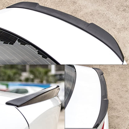AeroBon Real Carbon Fiber Trunk Spoiler Compatible with 2014-2021 BMW 2-Series F22 Coupe and F87 M2 Spoiler (CS Style)