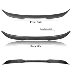 AeroBon Real Carbon Fiber Trunk Spoiler Compatible with 2013-2020 BMW 4 Series F32 Coupe Spoiler (Pro Style)