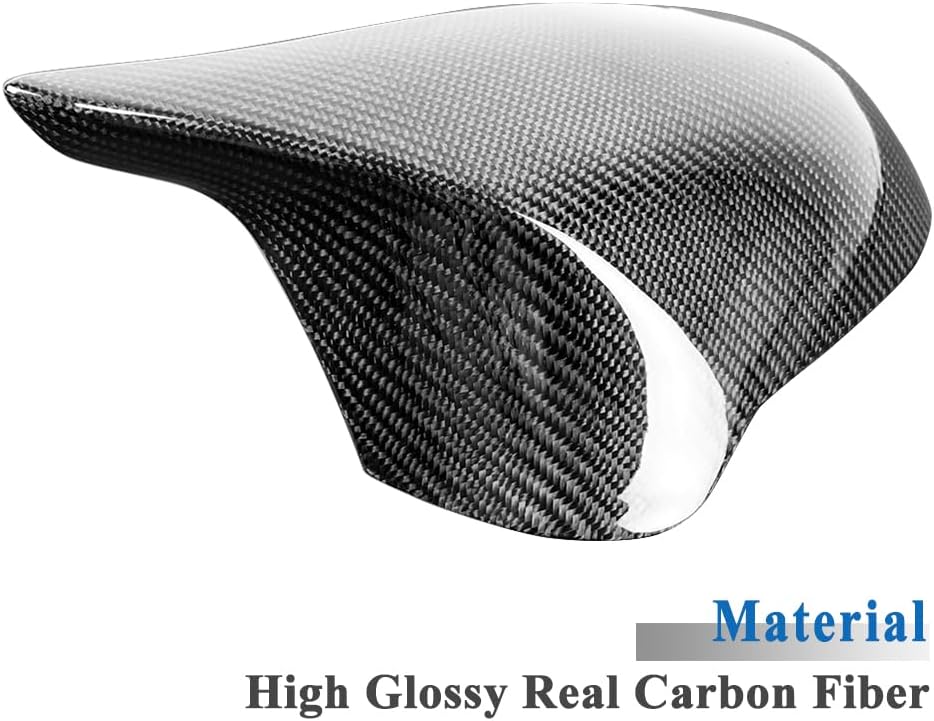 AeroBon Real Carbon Fiber Side Mirror Covers Compatible with 2014-2020 BMW F80 M3 / F82 M4 / F83 M4 Mirror Caps (Replacement Style)
