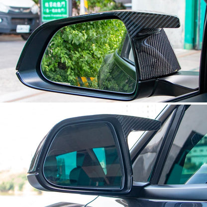 AeroBon Real Carbon Fiber Mirror Cover Compatible with 2024-2025 Tesla Model 3 Highland Mirror Caps (Replacement Style)