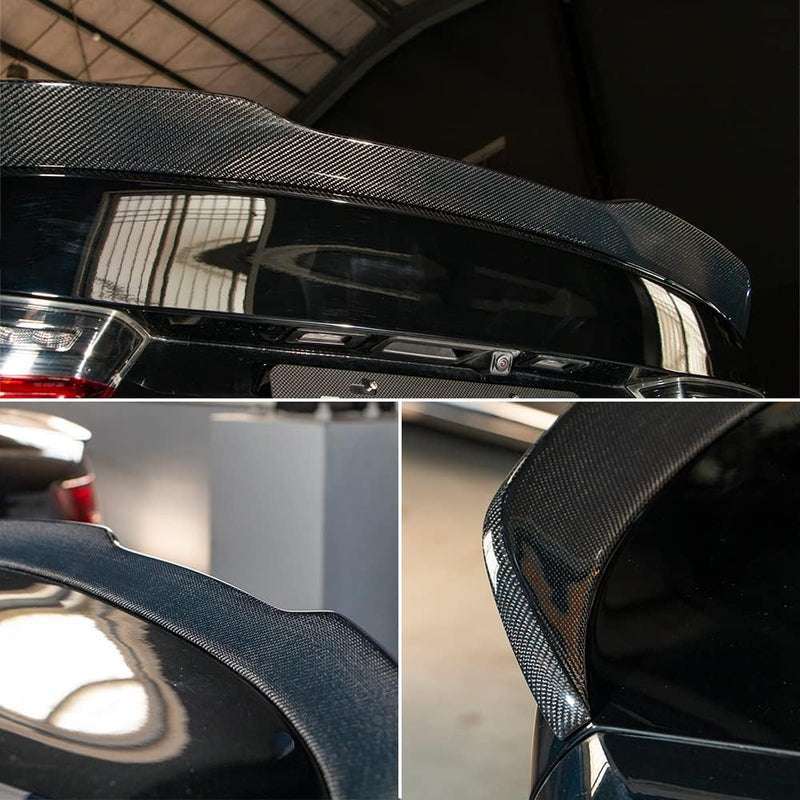 AeroBon Real Carbon Fiber Trunk Spoiler Compatible with 2019-2025 BMW 3 Series G20 Sedan G80 M3 Spoiler (Pro Competition Style)