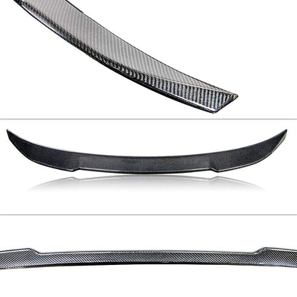 AeroBon Real Carbon Fiber Trunk Spoiler Compatible with 2014-2021 BMW 2-Series F22 Coupe and F87 M2 Spoiler (CS Style)