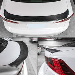 AeroBon Real Carbon Fiber Trunk Spoiler Compatible with 2014-2020 Lexus (XE30) IS250 IS300 IS350 Sedan (AR Style)