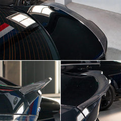 AeroBon Real Carbon Fiber Trunk Spoiler Compatible with 2017-2023 BMW 5 Series G30 Sedan F90 M5 Spoiler (Pro Style)