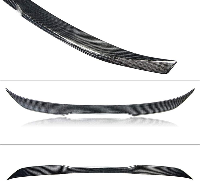 AeroBon Real Carbon Fiber Trunk Spoiler Compatible with 2017-2023 BMW 5 Series G30 Sedan F90 M5 Spoiler (Pro Style)