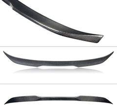 AeroBon Real Carbon Fiber Trunk Spoiler Compatible with 2017-2023 BMW 5 Series G30 Sedan F90 M5 Spoiler (Pro Style)