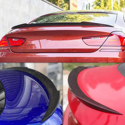 AeroBon Real Carbon Fiber Trunk Spoiler Compatible with 2012-2018 BMW 6-Series F06 M6 GC and F13 M6 Coupe (V Style)