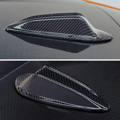 AeroBon Dry Carbon Fiber Antenna Cover Compatible with 2023-2025 BMW 2 Series G42 Coupe G87 M2, 3 Series G20 Sedan (LCI) G80 M3, 4 Series G22 Coupe G82 M4 Shark Fin Antenna Cover Cap