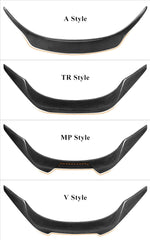 AeroBon Real Carbon Fiber Trunk Spoiler Compatible with 2020-2025 Toyota GR Supra A90 A91 Spoiler (TR Style)