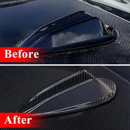 AeroBon Dry Carbon Fiber Antenna Cover Compatible with 2023-2025 BMW 2 Series G42 Coupe G87 M2, 3 Series G20 Sedan (LCI) G80 M3, 4 Series G22 Coupe G82 M4 Shark Fin Antenna Cover Cap