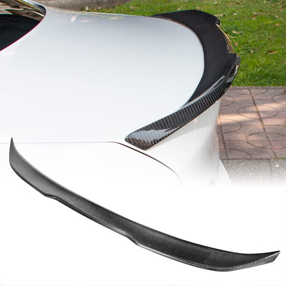 AeroBon Real Carbon Fiber Trunk Spoiler Compatible with 2010-2016 BMW 5 Series F10 Sedan F10 M5 Spoiler (Pro Competition Style)