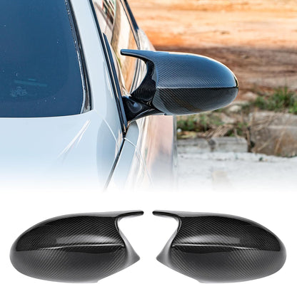 AeroBon Real Carbon Fiber Side Mirror Covers Compatible with 2005-2008 BMW 3-Series E90 E91 E92 E93 (pre-LCI) / BMW 1-Series E81 E82 E87 E88 (Pre-LCI) Mirror Caps