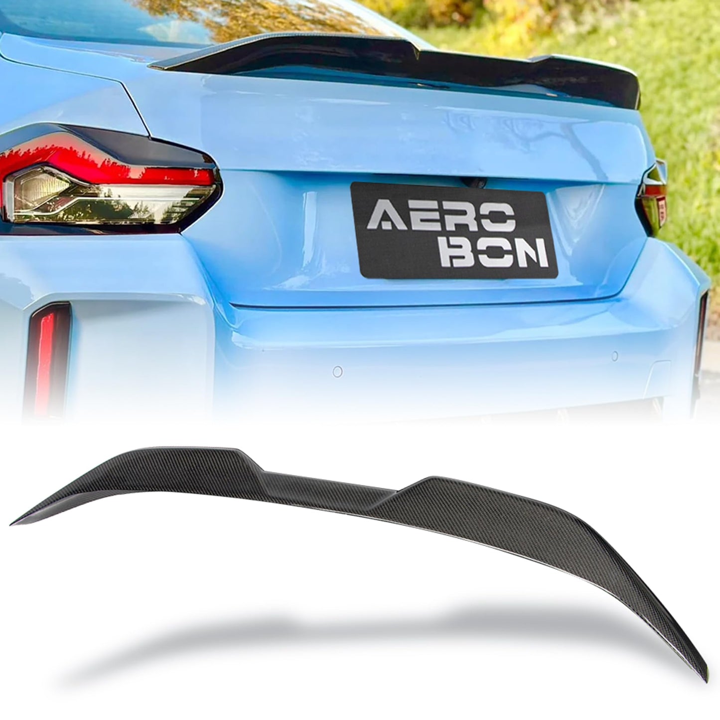 AeroBon CF Trunk Spoiler BMW 2 Series G42 / M2 G87 (2022-2026) MP - main hero view