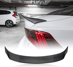 AeroBon Real Carbon Fiber Trunk Spoiler Compatible with 2014-2020 Lexus (XE30) IS250 IS300 IS350 Sedan (AR Style)