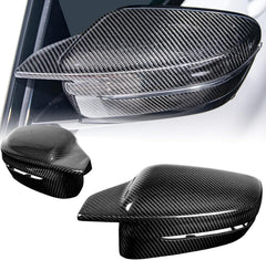 AeroBon Real Carbon Fiber Mirror Cover Compatible with 2019-2025 BMW 3-Series G20 Sedan Mirror Cpas (Replacement Style)