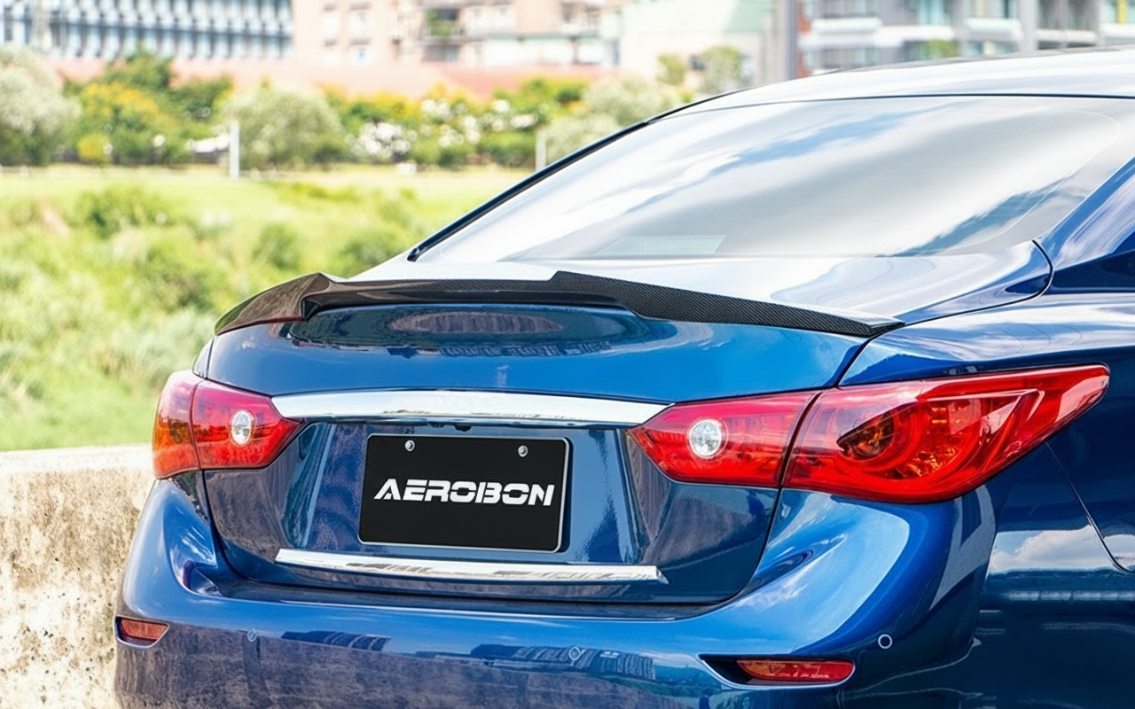 AeroBon Real Carbon Fiber Trunk spoiler for Infiniti Q50 Q50S