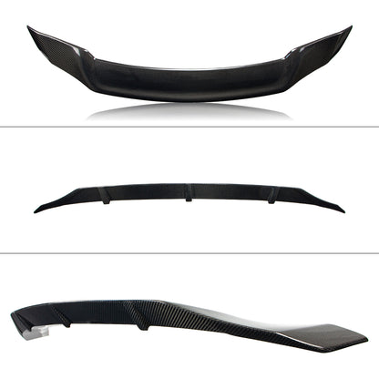 AeroBon Real Carbon Fiber Trunk Spoiler Compatible with 2018-2022 Honda Accord Spoiler (TR Style)