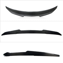 AeroBon Real Carbon Fiber Trunk Spoiler Compatible with 2017-2023 Mercedes E Class W213 Sedan Spoiler (H Style)