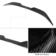 AeroBon Real Carbon Fiber Trunk Spoiler Compatible with 2014-2020 Lexus (XE30) IS250 IS300 IS350 Sedan (MP Style 2024 Design)