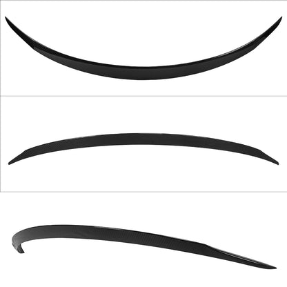 AeroBon Prepreg Dry Carbon Fiber Trunk Spoiler Compatible with 2024 2025 Tesla Model 3 Highland Spoiler (Performance Style) High Gloss