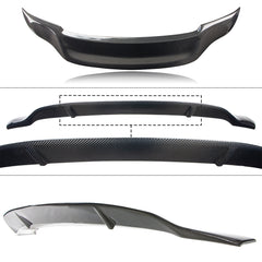 AeroBon Real Carbon Fiber Trunk Spoiler Compatible with 2017-2024 Alfa Romeo Giulia Sedan Spoiler (R Style)