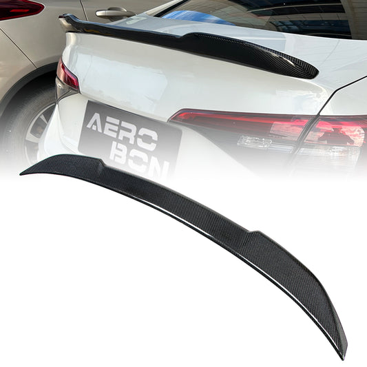 AeroBon Real Carbon Fiber Trunk Spoiler Compatible with 2022-2026 Honda Civic Sedan Spoiler 11th Gen (CS Style) Club Sport