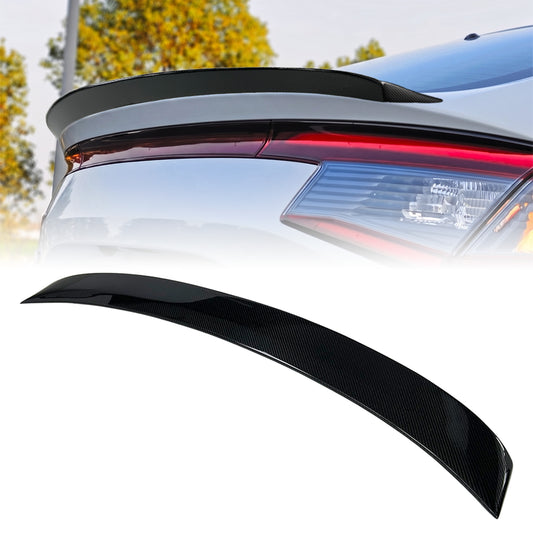 AeroBon Real Carbon Fiber Trunk Spoiler Compatible with 2022-2026 Honda Civic 11th Gen Hatchback and Type R Spoiler (MU Style)