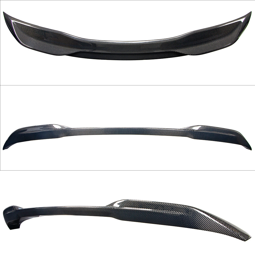 AeroBon Real Carbon Fiber Trunk Spoiler Compatible with 2022-2026 Honda Civic 4-Door Sedan Spoiler (SI Style)