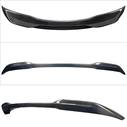 AeroBon Real Carbon Fiber Trunk Spoiler Compatible with 2022-2026 Honda Civic 4-Door Sedan Spoiler (SI Style)