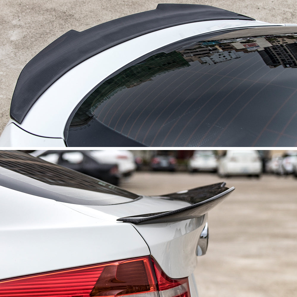 AeroBon CF Trunk Spoiler BMW X6 E71 / X6M E72 (2008-2014) HK - close-up detail