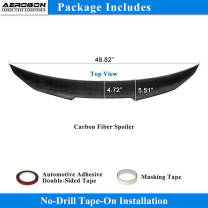 AeroBon CF Trunk Spoiler BMW 8 Series G16 / M8 F93 (2020-2026) H - product detail view