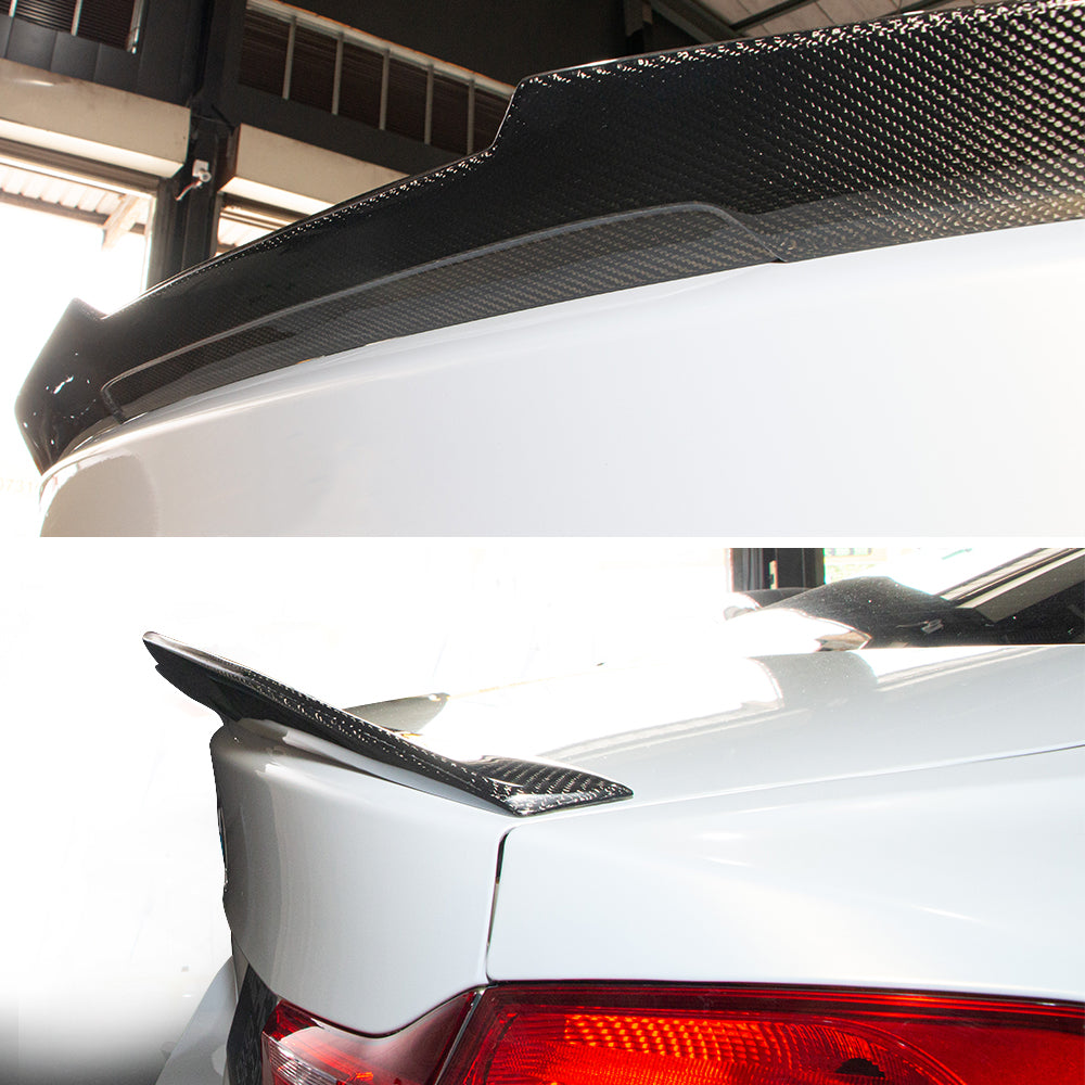 AeroBon Carbon Fiber Trunk Spoiler BMW 4 Series F32 (2013-2020) H - side view