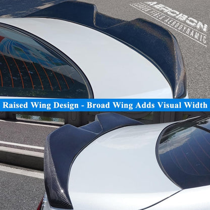 AeroBon Real Carbon Fiber Trunk Spoiler Compatible with 2022-2026 Honda Civic Sedan Spoiler 11th Gen (MP Style) Motorsport Performance