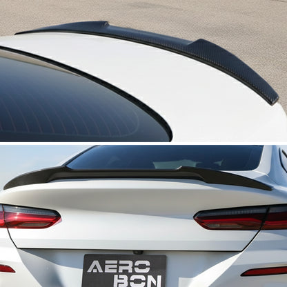 AeroBon CF Trunk Spoiler BMW 8 Series G16 / M8 F93 (2020-2026) MV - end tip detail
