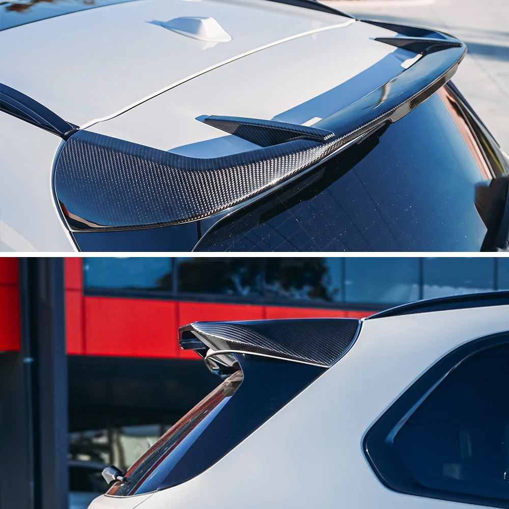 AeroBon Real Carbon Fiber Rear Roof Spoiler for 2019-2026 BMW X5 G05