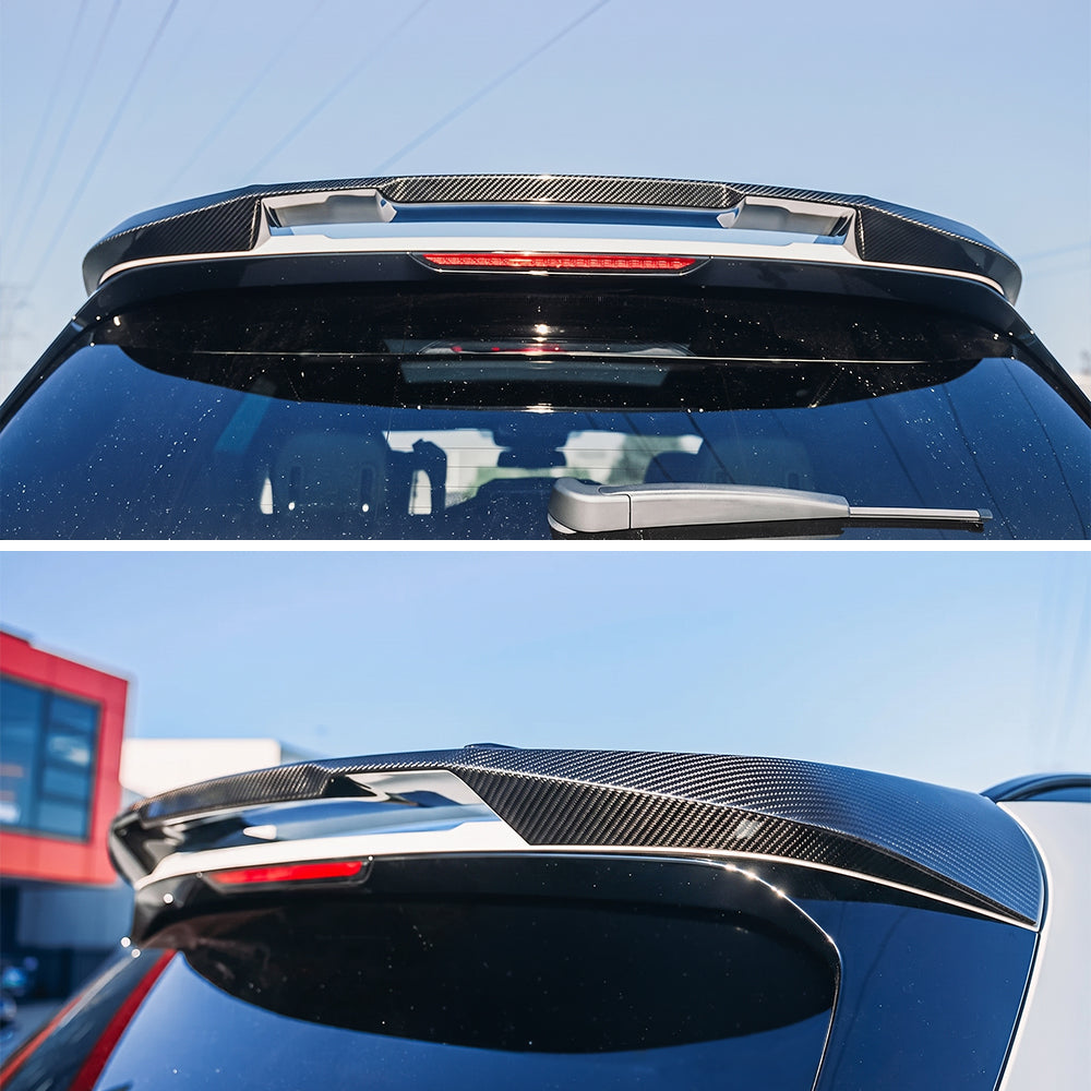 AeroBon Real Carbon Fiber Rear Roof Spoiler for 2019-2026 BMW X5 G05