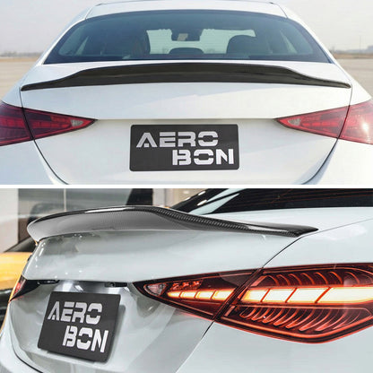 AeroBon Carbon Fiber Trunk Spoiler C-Class W206 (2022-2026) SP - side view
