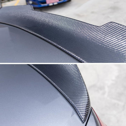 AeroBon Real Carbon Fiber Trunk Spoiler Compatible with 2008-2015 Infiniti G37 Coupe Spoiler 2-Door (H Style)