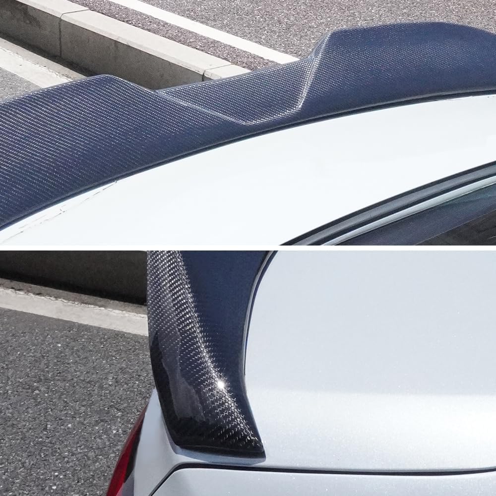 AeroBon Real Carbon Fiber Trunk Spoiler Compatible with 2007-2014 Infiniti G35, G37, G25, Q40 4-Door Sedan Rear Spoiler (MP Style) Motorsport Performance