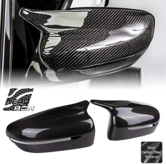 AeroBon MK1 Real Carbon Fiber Side Mirror Covers Compatible with BMW 5-Series G30/G31, 6-Series G32, 7-Series G11/G12, 8-Series G14/G15/G16