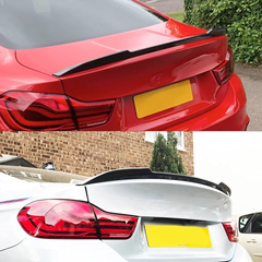 AeroBon Real Carbon Fiber Trunk Spoiler Wing Compatible with 2015-20 BMW F82 M4 Coupe (CS Style)