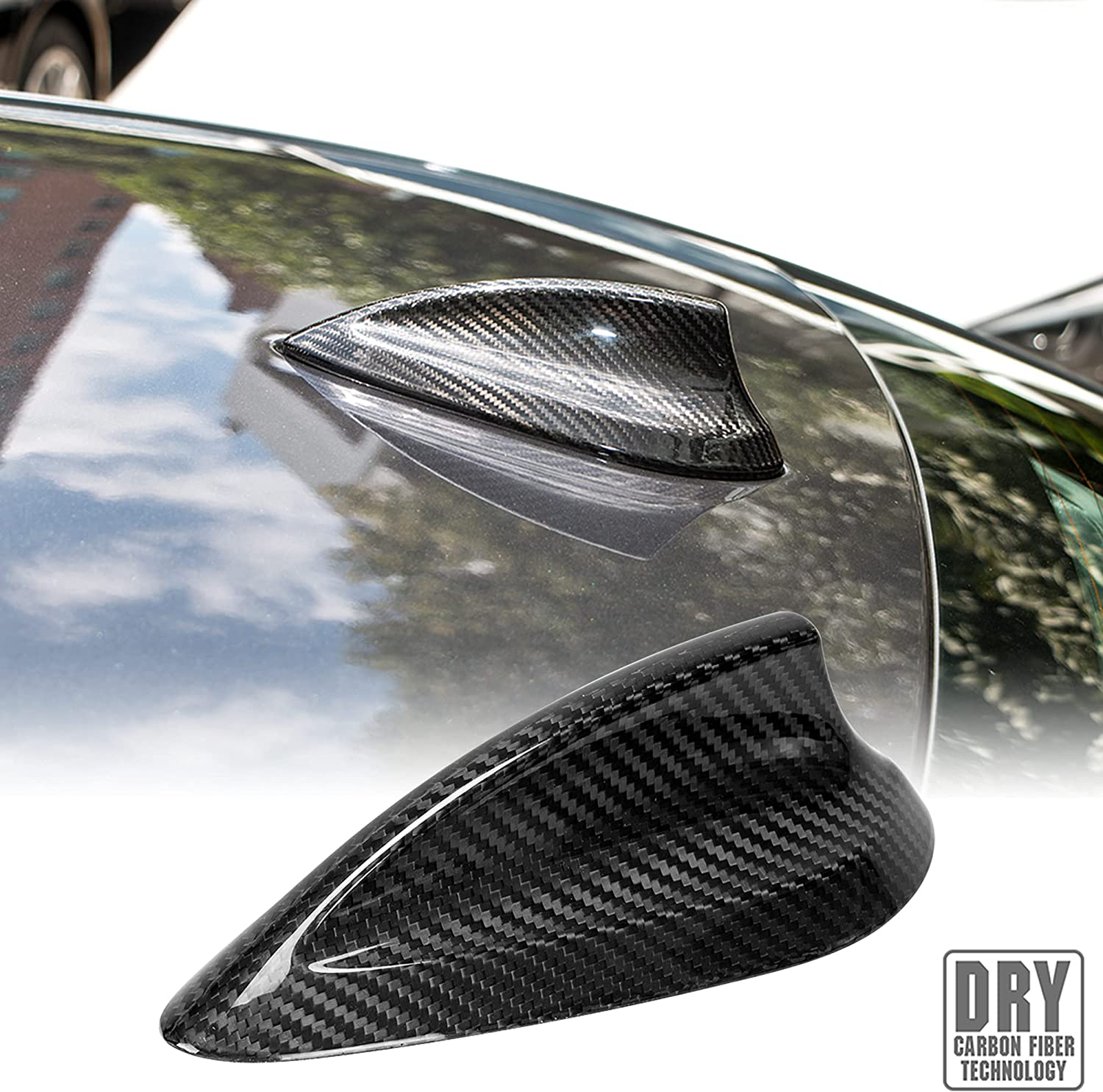 Carbon Fiber Antenna Shark Fin Cover Trim For BMW F20 F21 F45 F46 F26 F15  F16