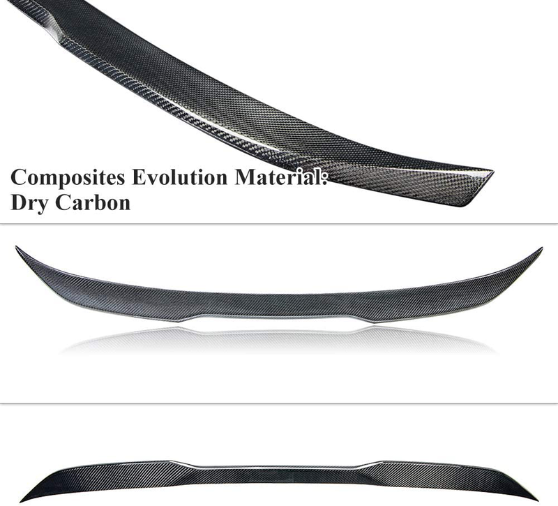 AeroBon Prepreg Dry Carbon Fiber Trunk Spoiler Compatible with 2013-18 BMW 3er F30 Sedan/ F80 M3 (Pro Style)