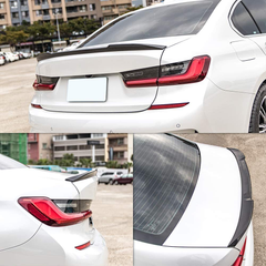 AeroBon Prepreg Dry Carbon Fiber Trunk Spoiler Wing Compatible with BMW 2019+ G80 M3 and 3er G20 Sedan (CS Style)